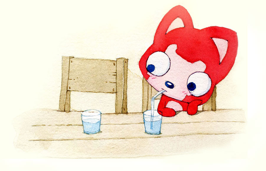 过去的小李一直是一个人生活，享受着孤独，也憧憬着爱情。